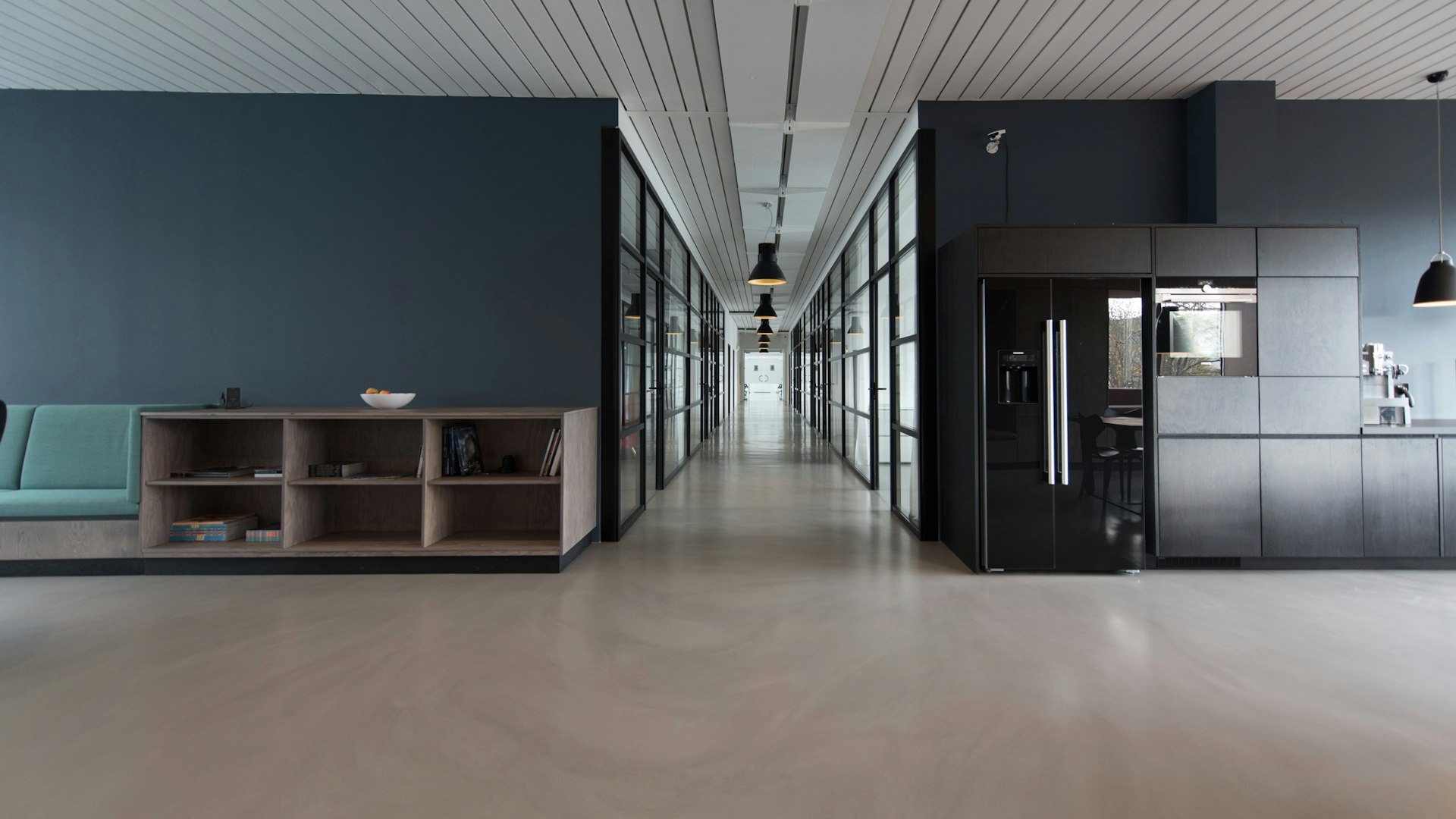 Modern office environment